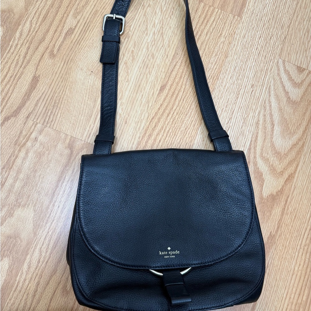 Kate Spade Black Shoulder Bag with Adjustable Strap